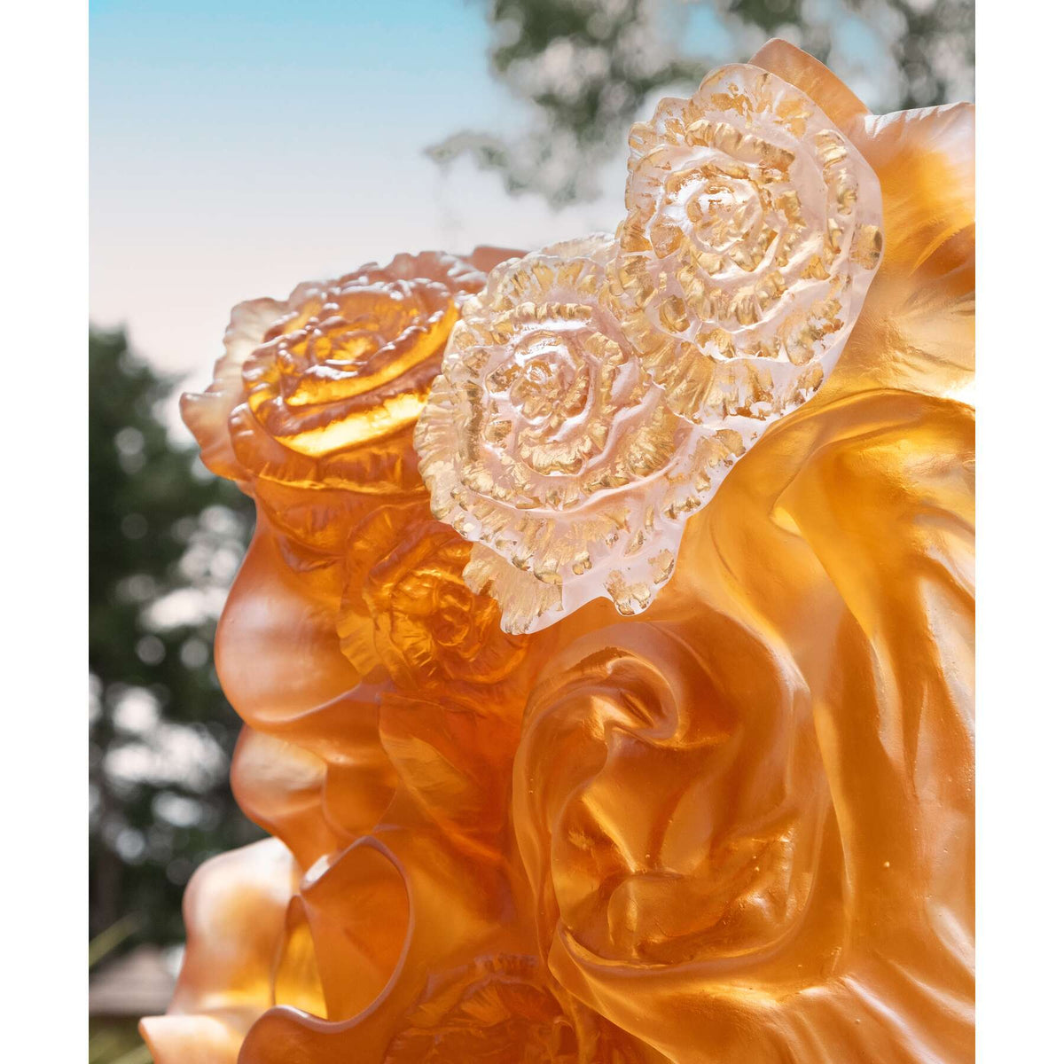 Daum Rose Royale Prestige Vase 50ex, alternate view