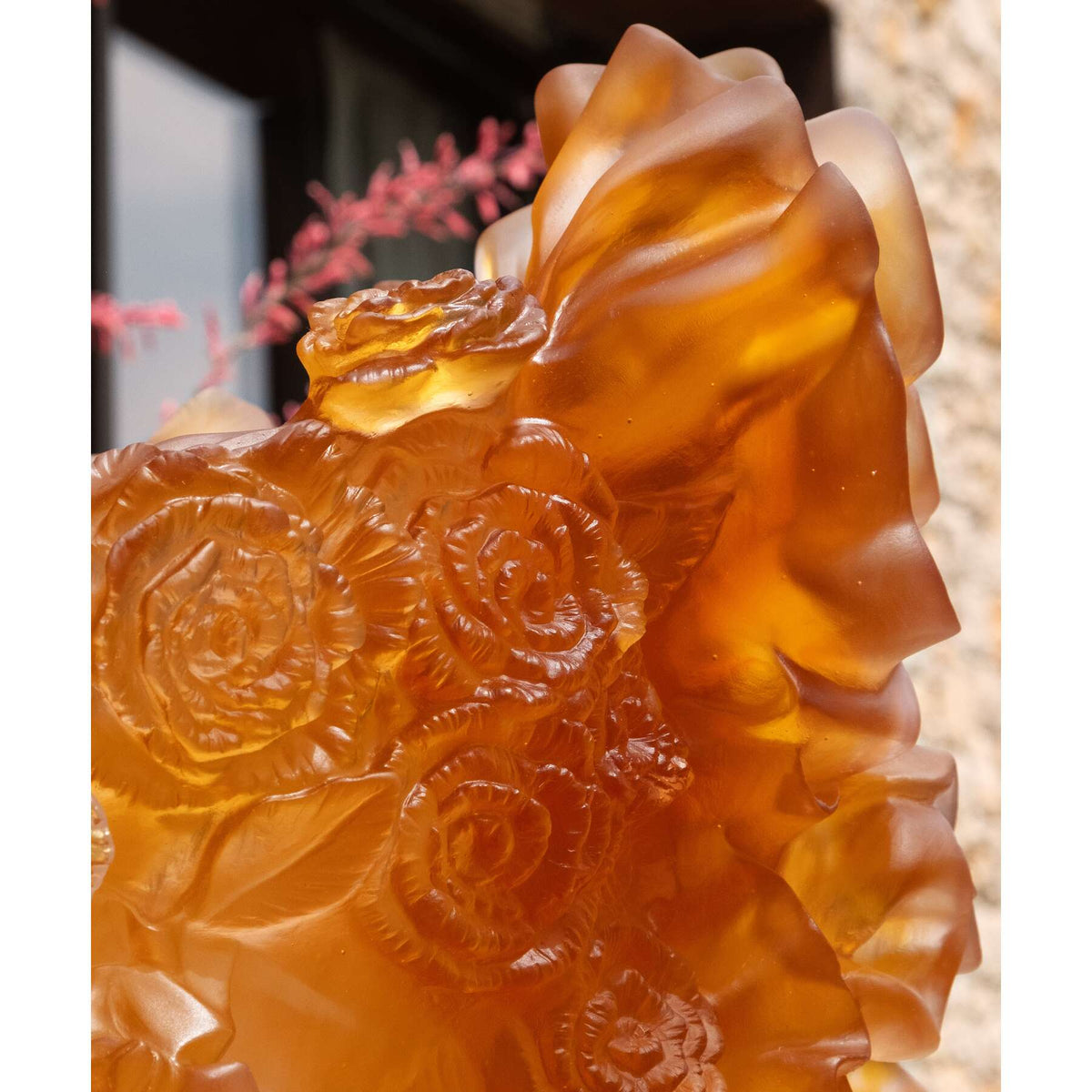 Daum Rose Royale Prestige Vase 50ex, alternate view