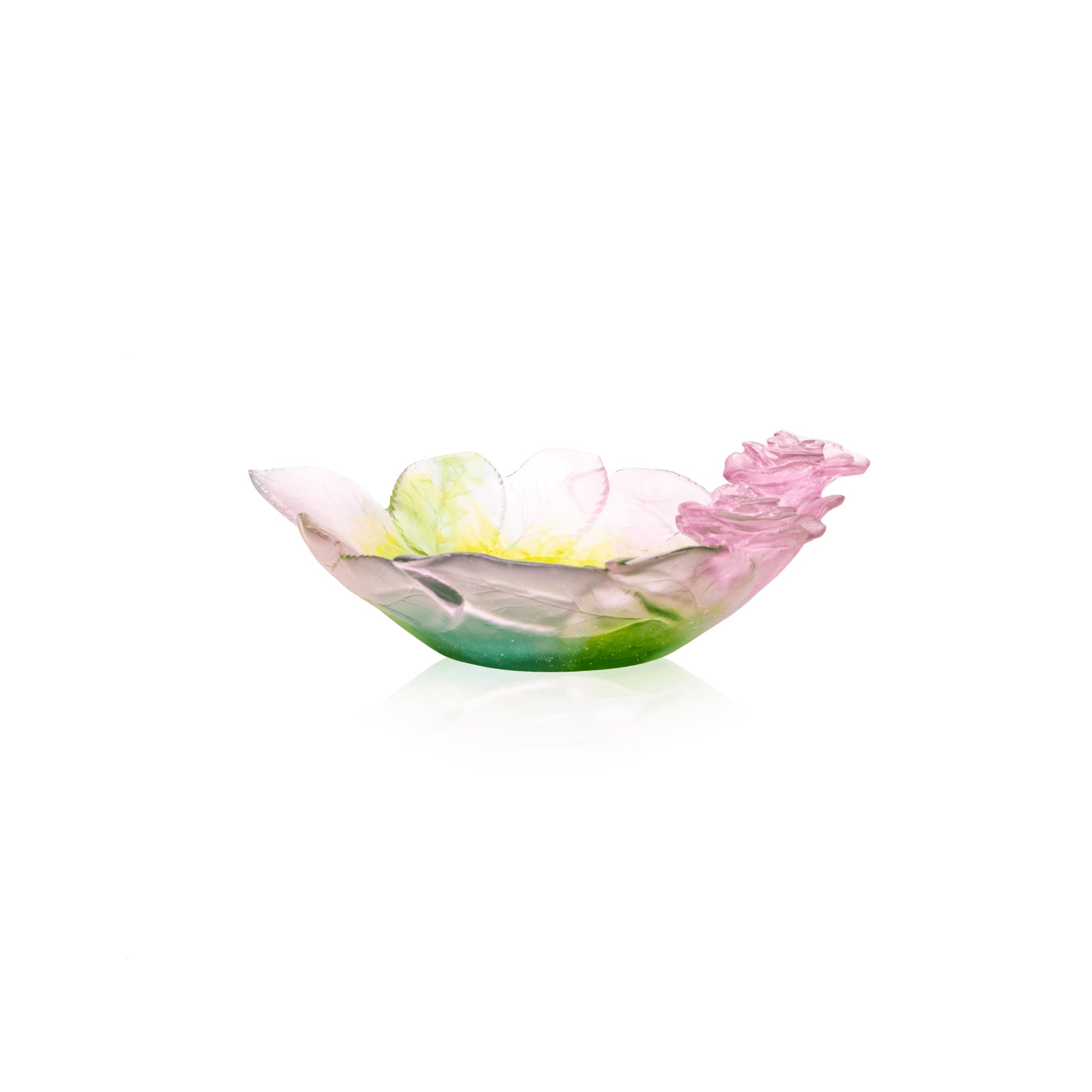 Daum Roses Ornamental Dish Decorative Tray