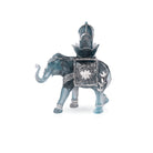 Daum Shalmara Elephant 25ex Sculpture — Blue Grey