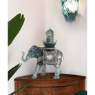 Daum Shalmara Elephant 25ex Sculpture – Blue Grey, alternate view