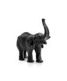 Daum Small Elephant By Jean François Leroy Sculpture — Black