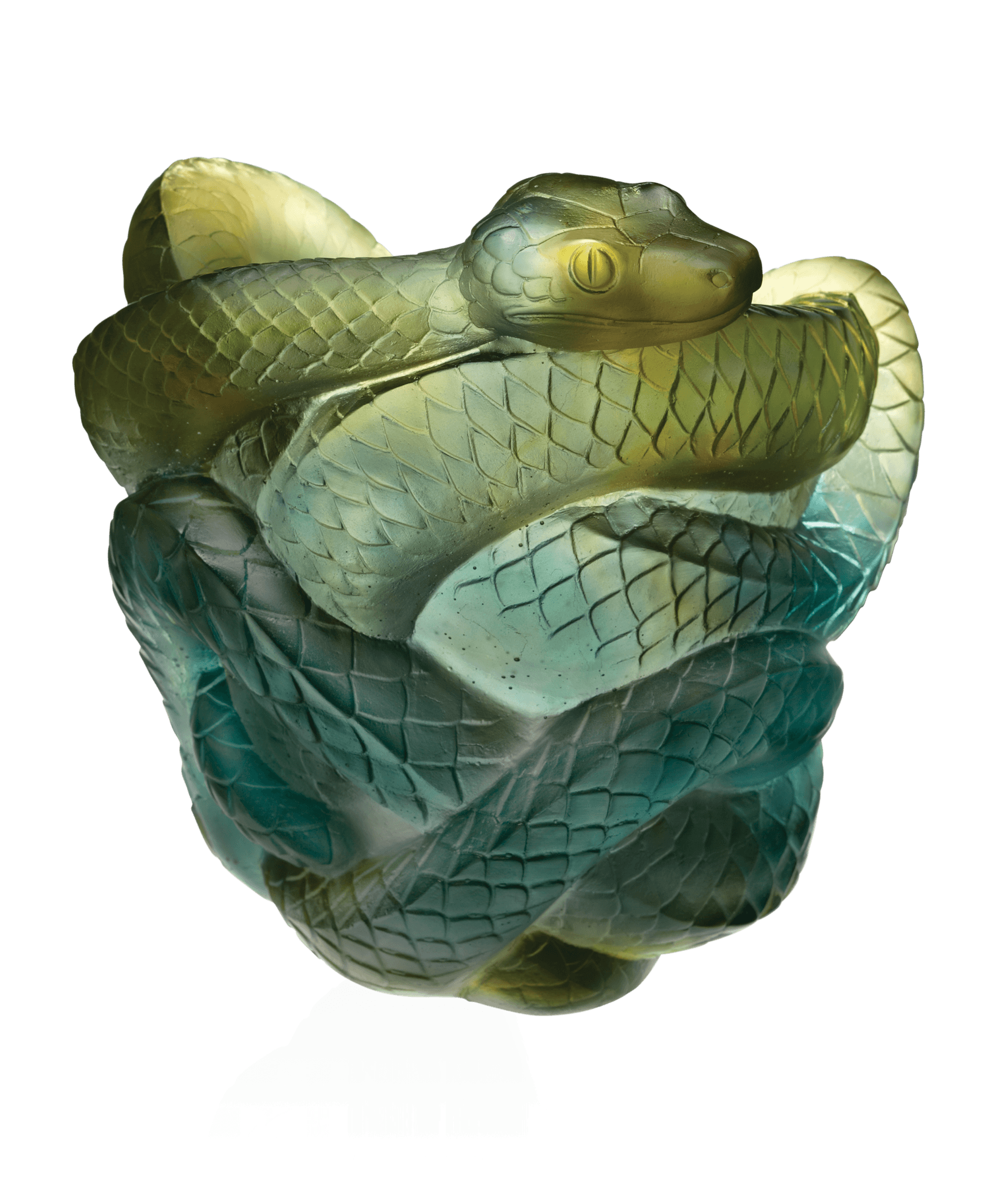 Daum Snake Vase 888ex