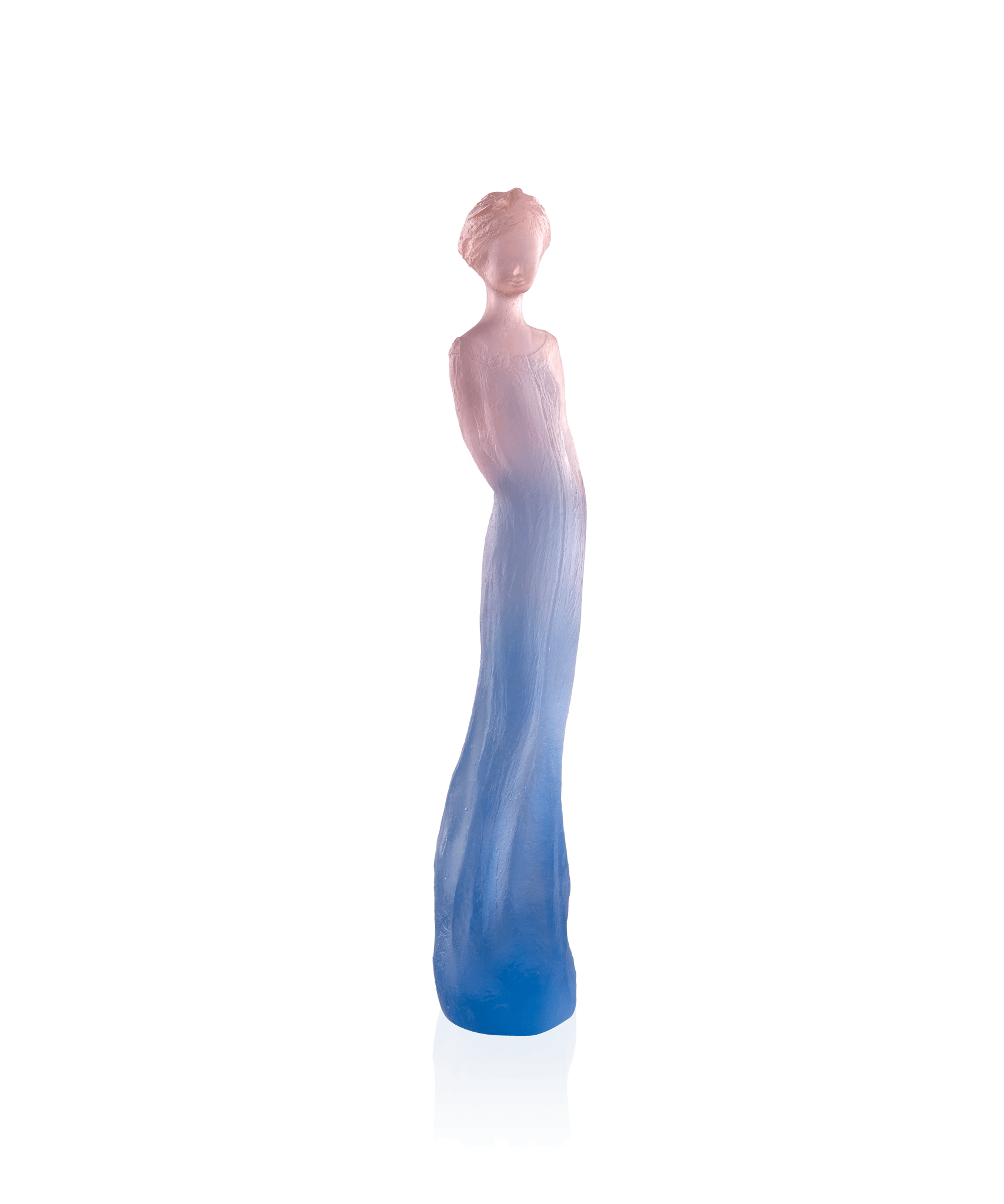 Daum Sophie and By Jean Philippe Richard 375ex Sculpture — Blue pink