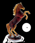 Daum Spirited Horse 500ex Sculpture — Amber brown