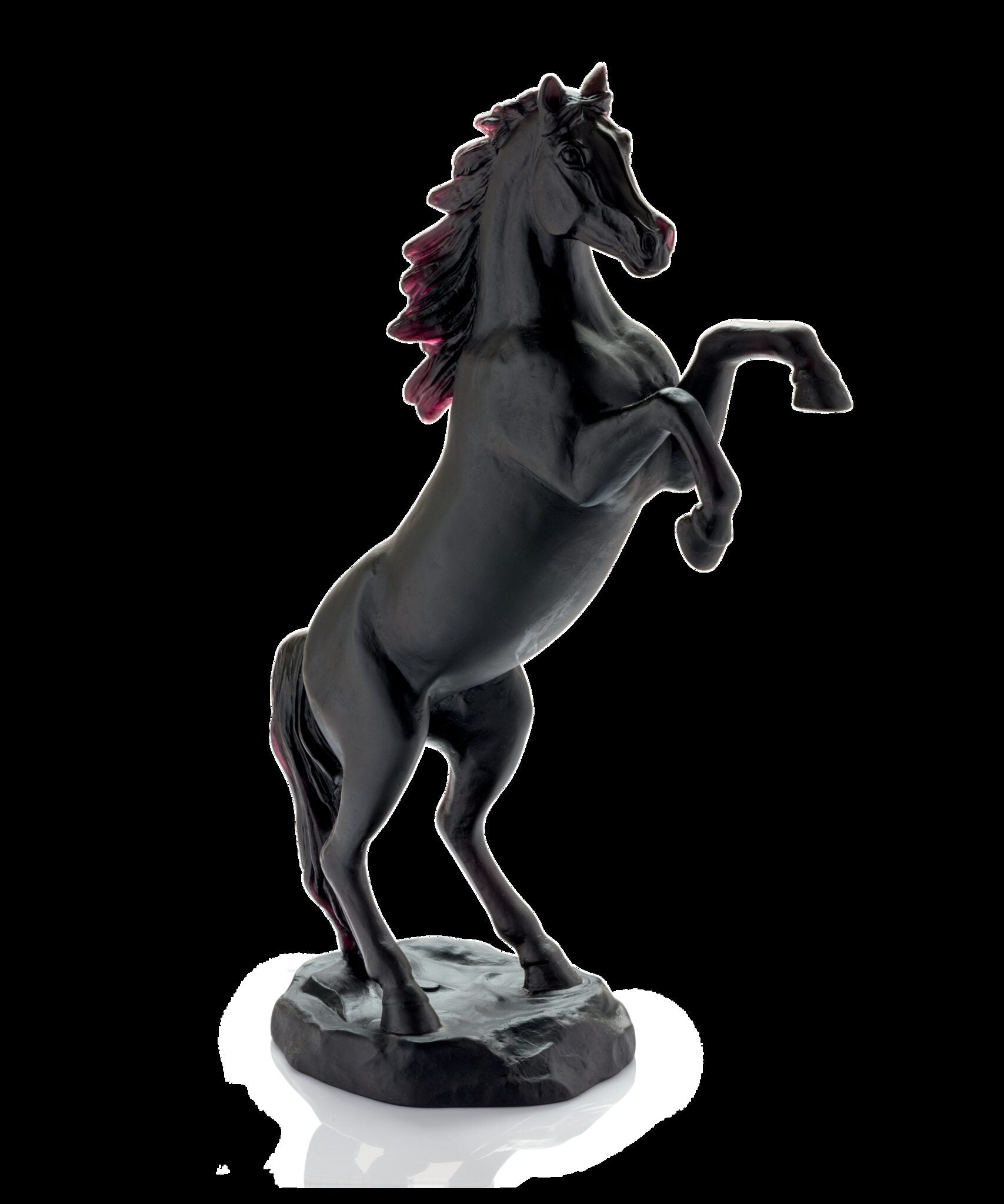 Daum Spirited Horse 500ex Sculpture — Black