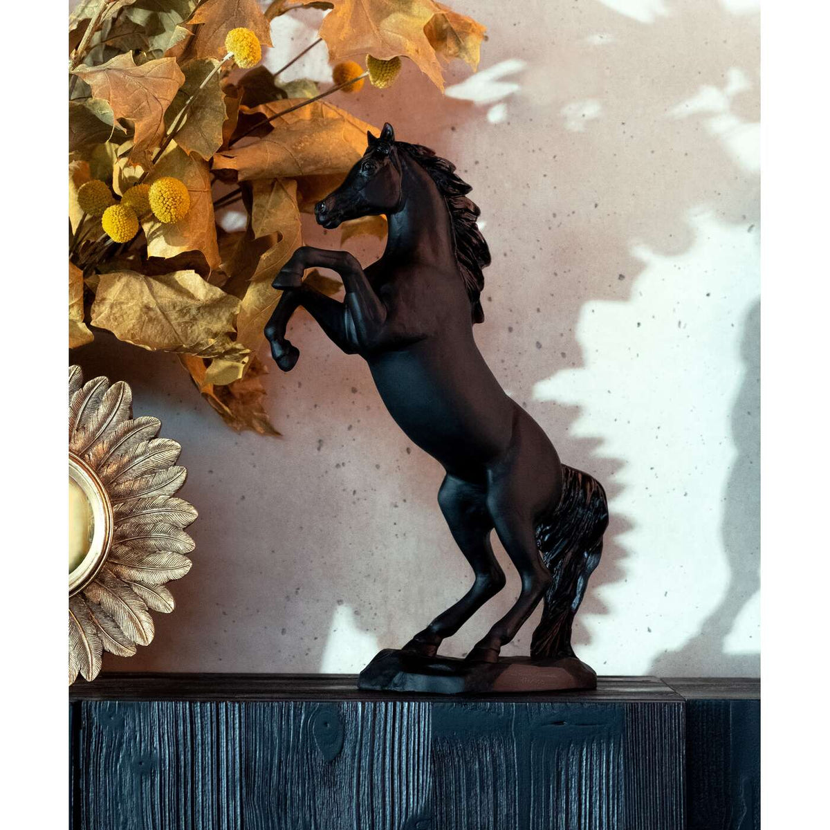 Daum Spirited Horse 500ex Sculpture – Black, alternate view