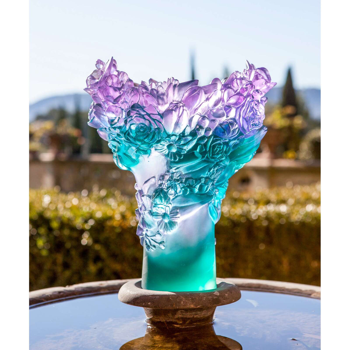 Daum Sweet Garden Medium Vase, alternate view