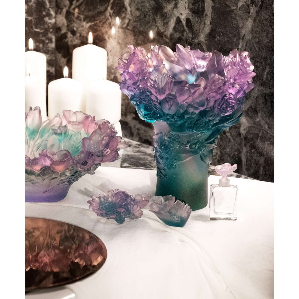 Daum Sweet Garden Medium Vase, alternate view