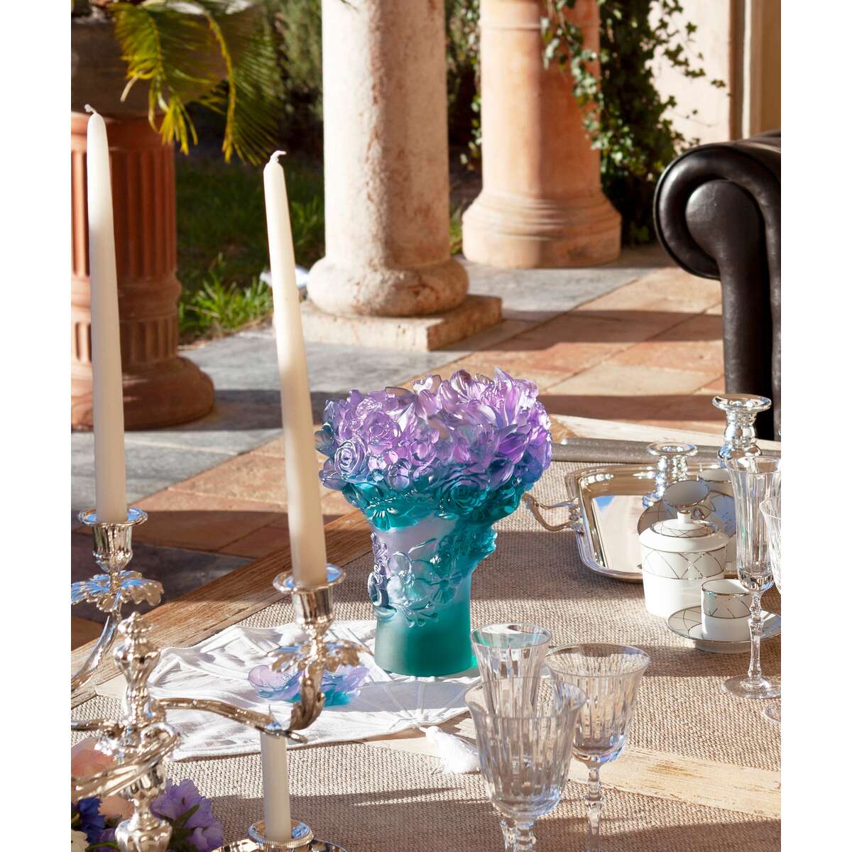 Daum Sweet Garden Medium Vase, alternate view