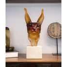 Daum Tête De Caracal By Isabelle Carabantes 75ex Sculpture, alternate view