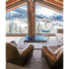Daum Table For Two By JonOne 8ex Sculpture, lifestyle view
