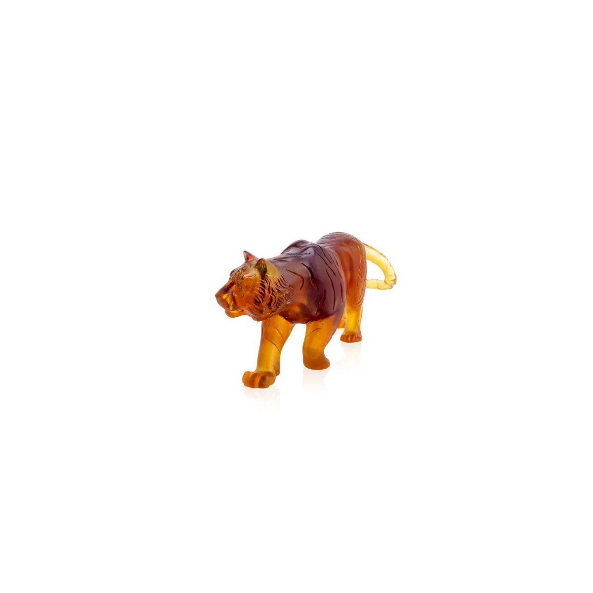 Daum Tiger Sculpture, alternate view