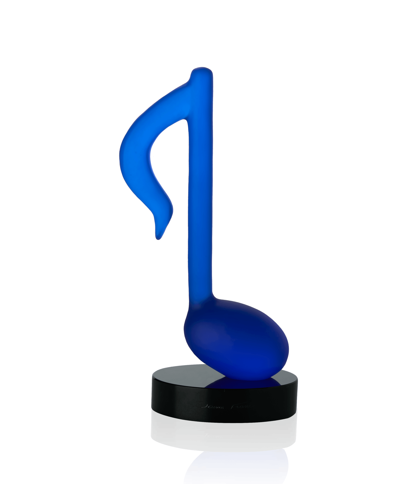 Daum Timeless By Manu Katche 500ex Sculpture — Blue