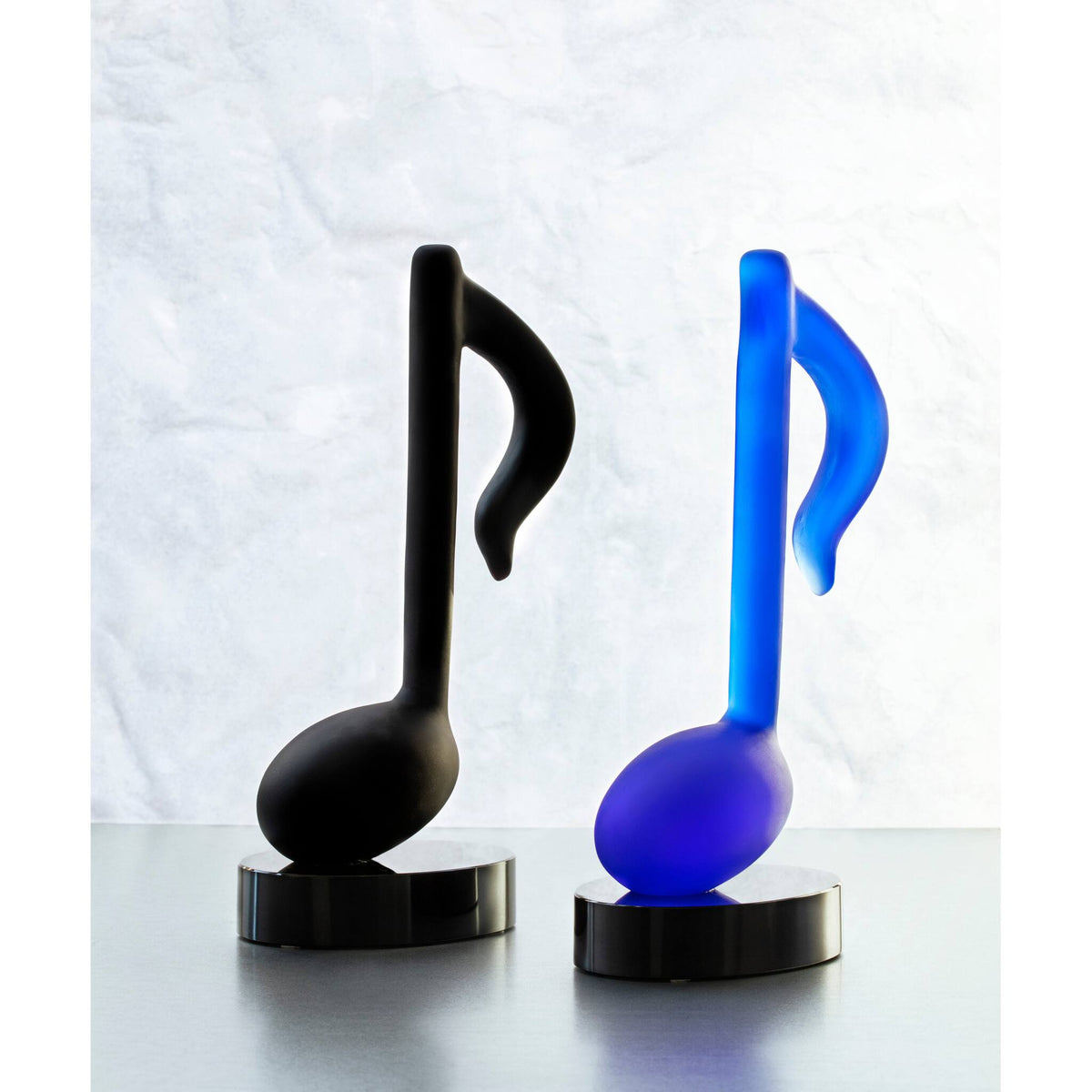 Daum Timeless By Manu Katche 500ex Sculpture – Blue, alternate view