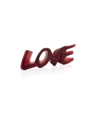 Daum True Love Sculpture — Red