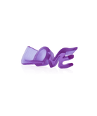 Daum True Love Sculpture — Ultraviolet