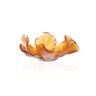 Daum Tulipe Bowl — Amber