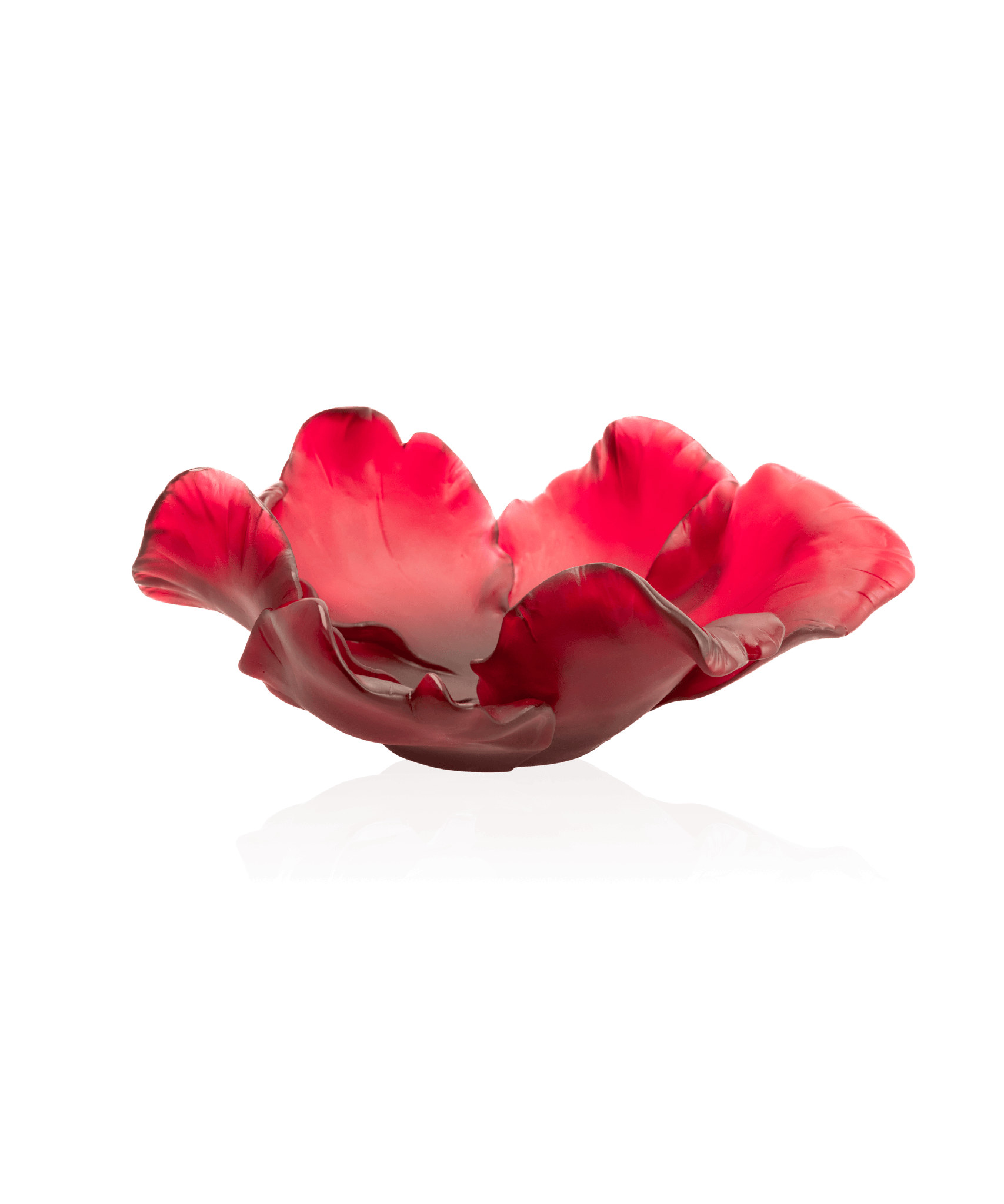 Daum Tulipe Bowl — Red