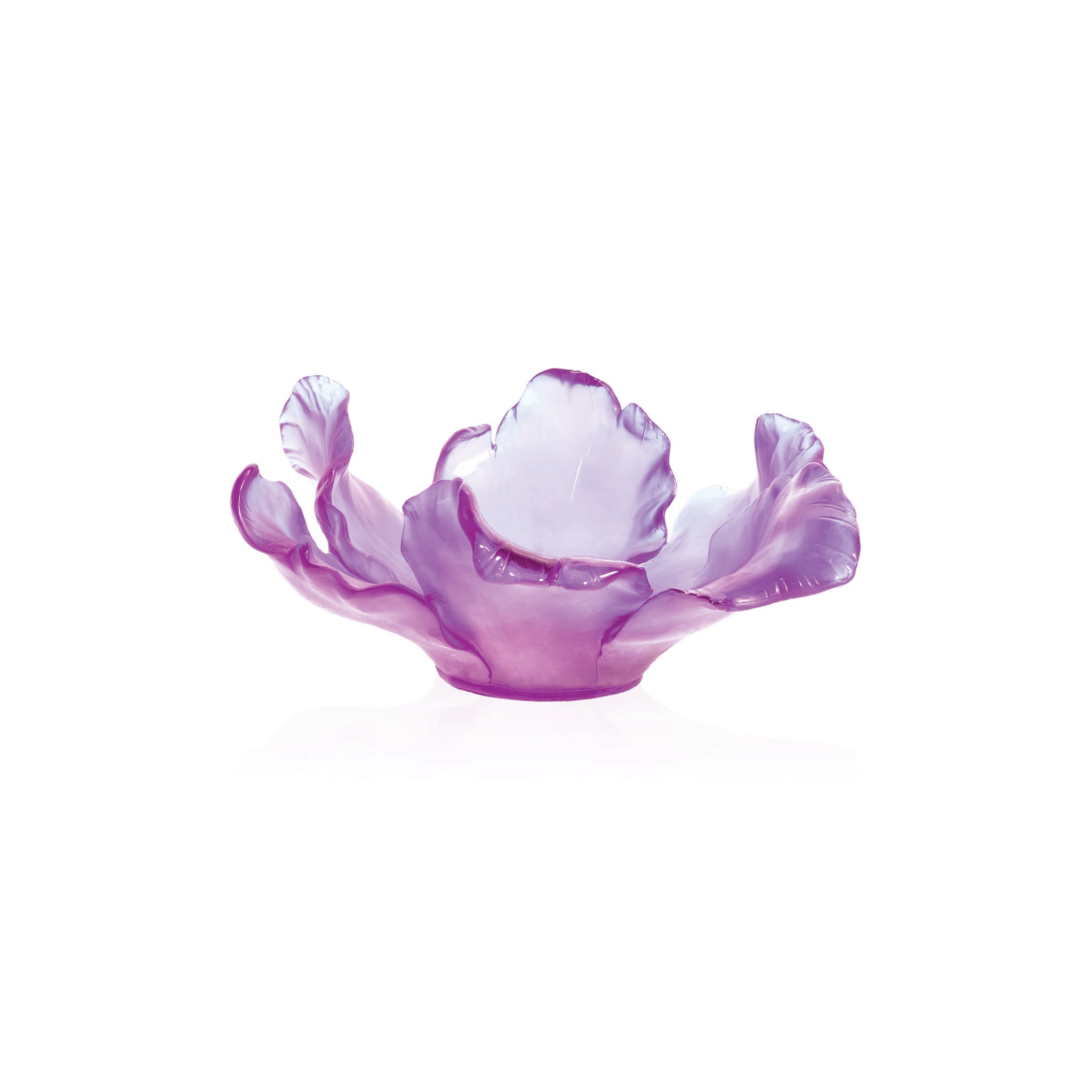 Daum Tulipe Bowl — Ultraviolet