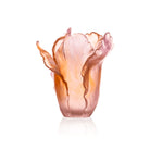 Daum Tulipe Large Vase — Amber Pink 99ex