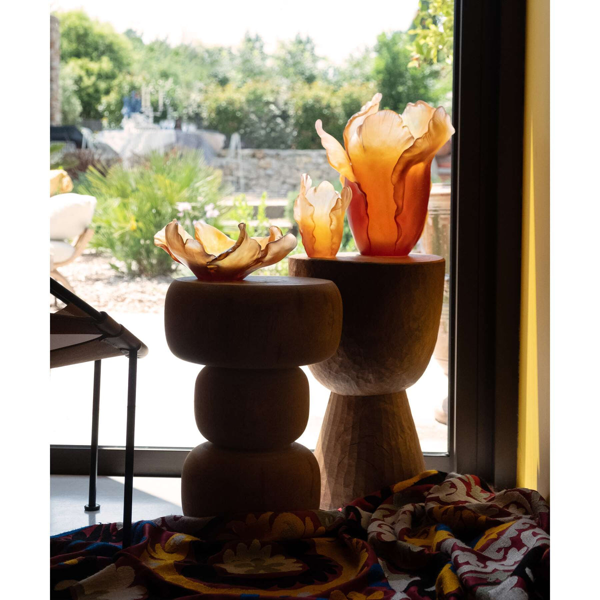 Daum Tulipe Large Vase – Amber, alternate view