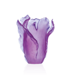 Daum Tulipe Large Vase — Ultraviolet