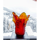 Daum Tulipe Magnum Vase 50ex – Dark amber, alternate view