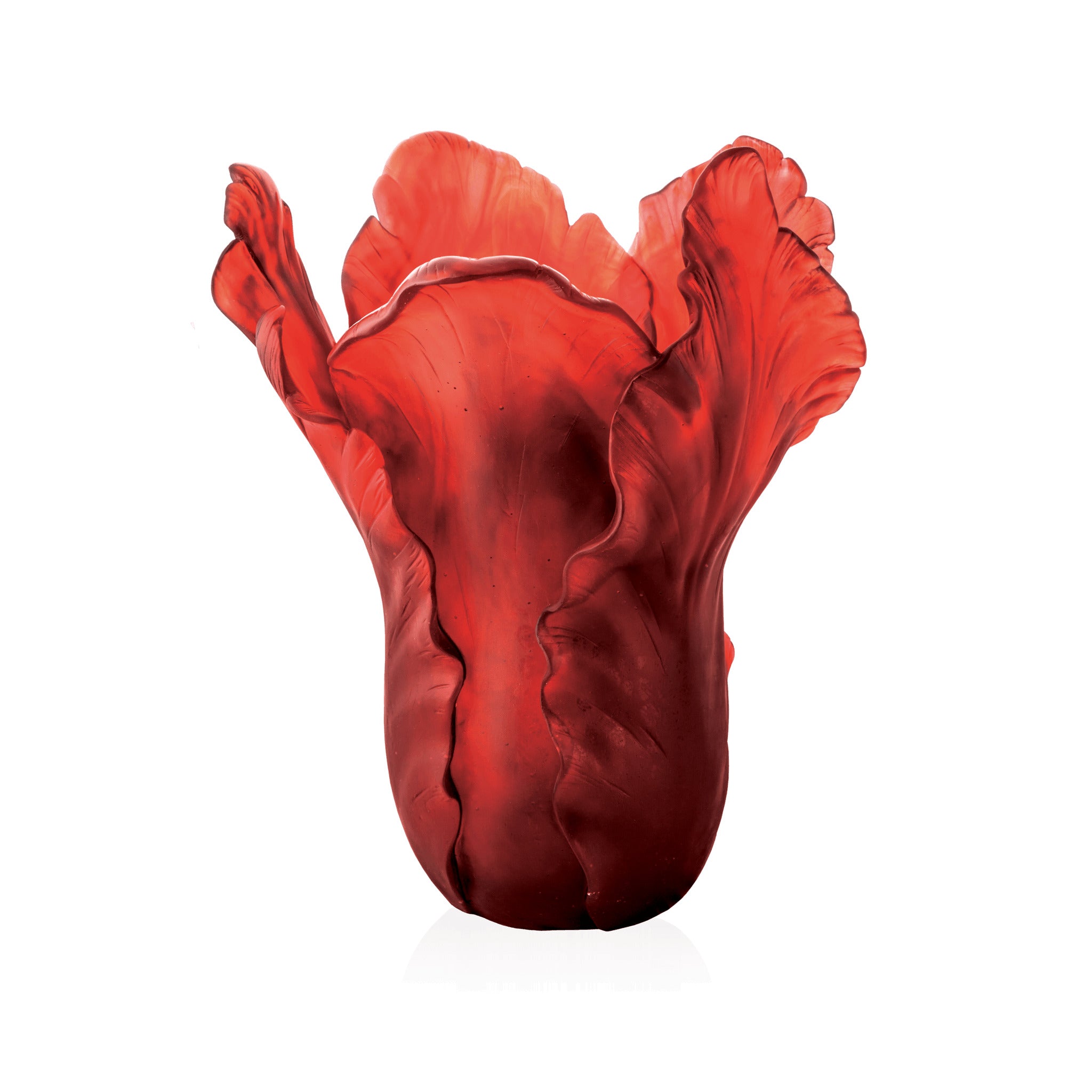 Daum Tulipe Magnum Vase 50ex — Red