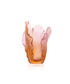Daum Tulipe Vase — Amber Pink Small 125ex