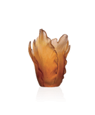 Daum Tulipe Vase — Amber