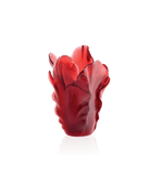 Daum Tulipe Vase — Red