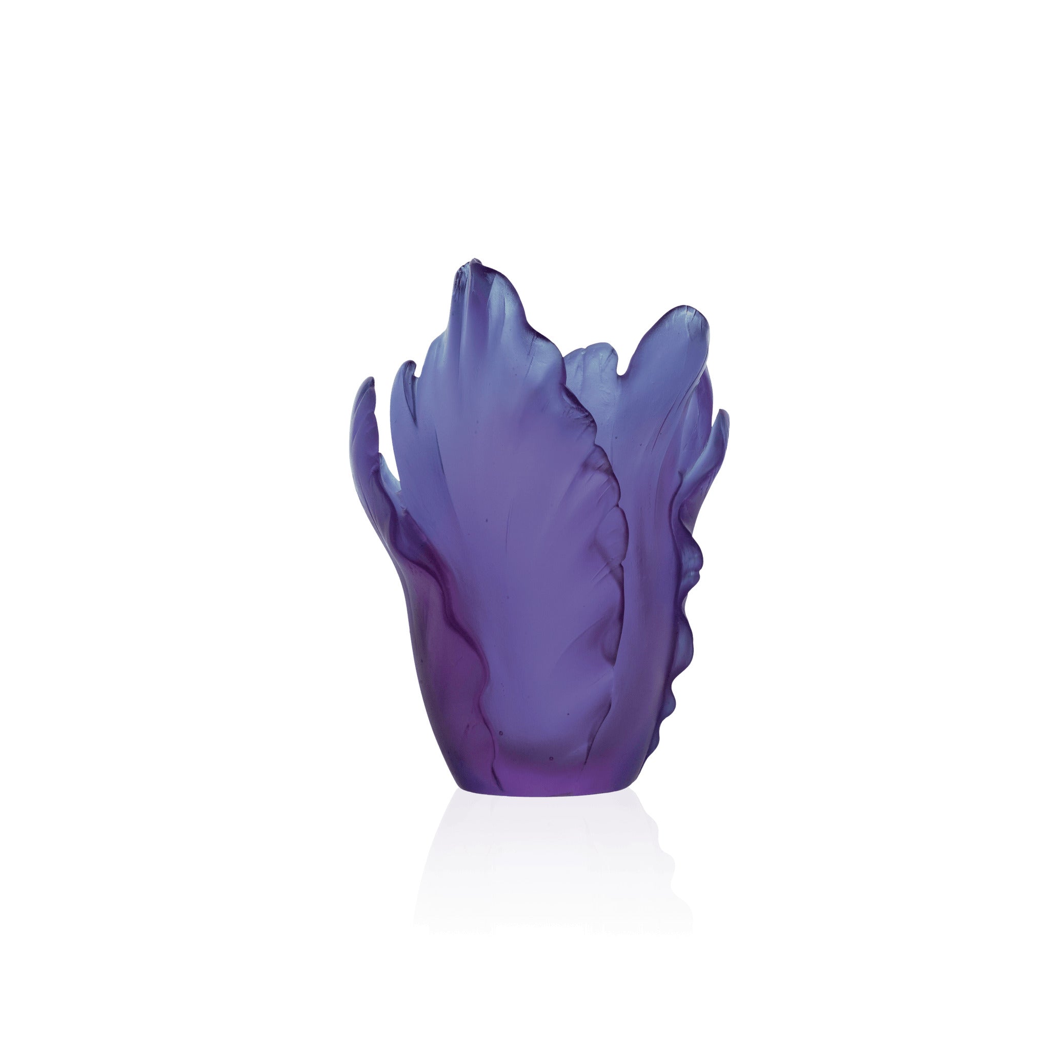Daum Tulipe Vase — Ultraviolet