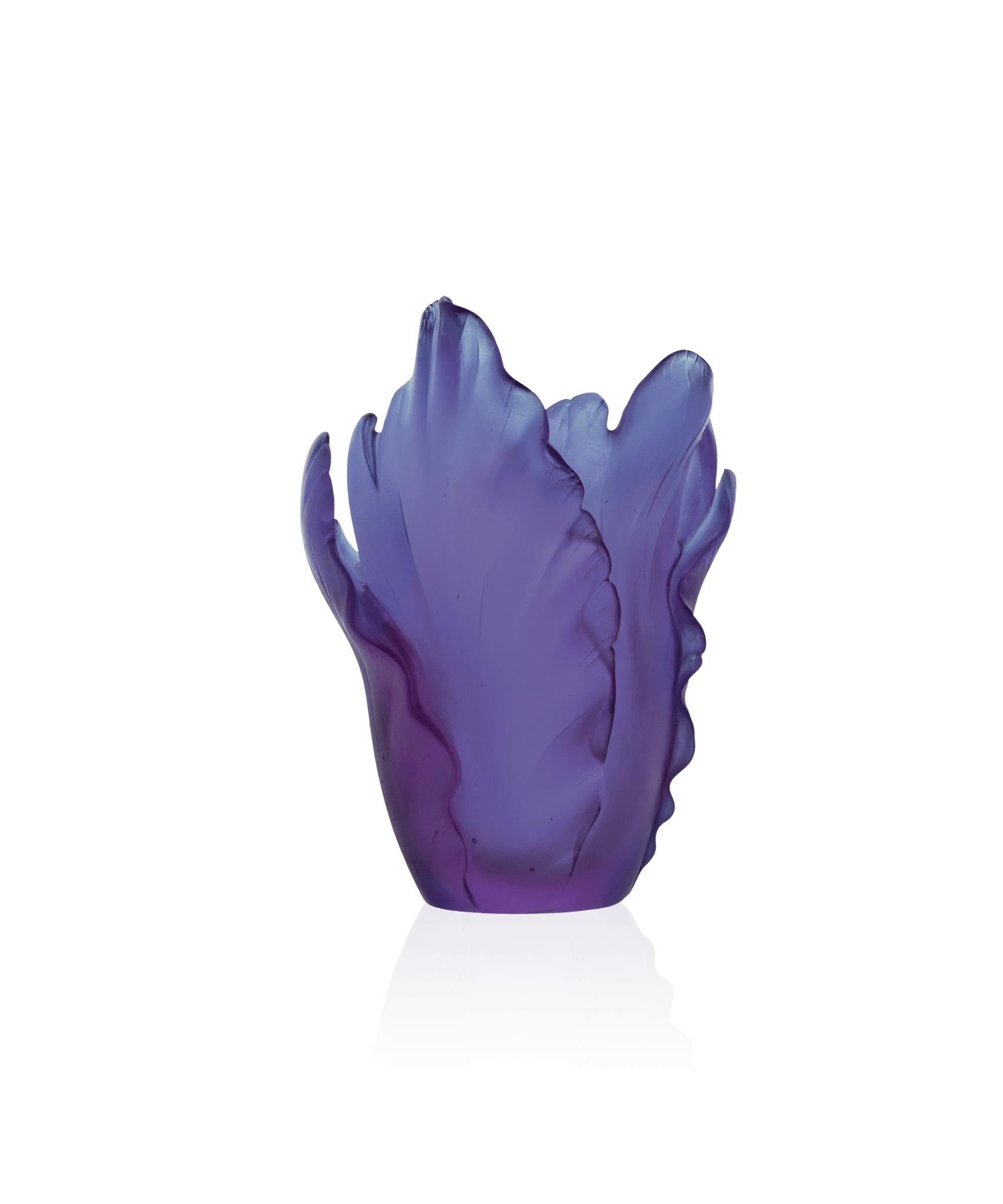 Daum Tulipe Vase — Ultraviolet