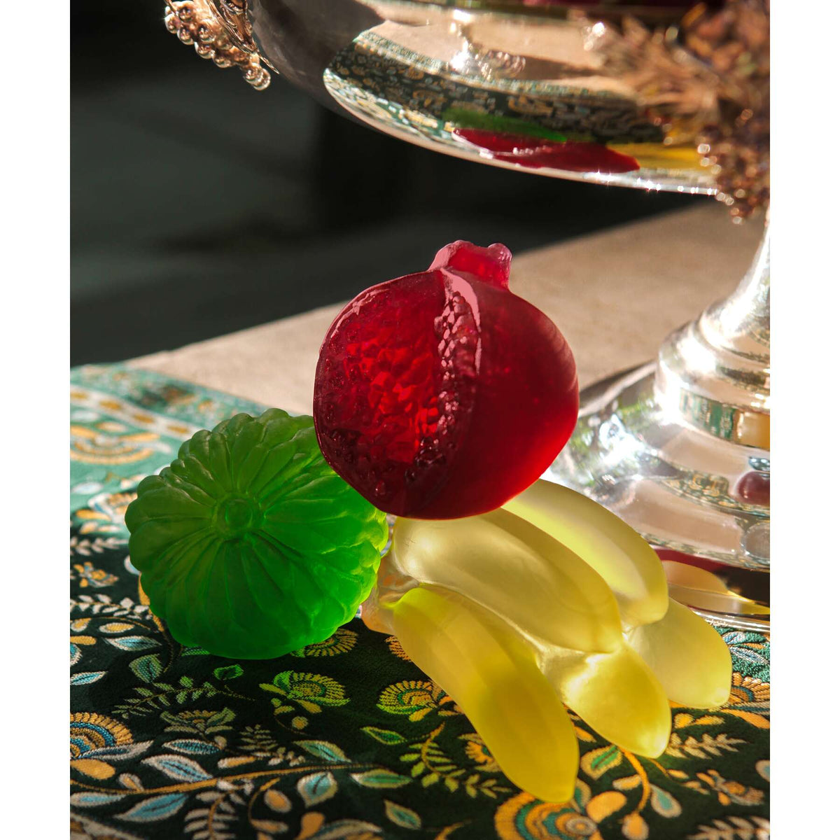 Daum Tutti Frutti Bananas By Gilles Neveu 299ex Sculpture, alternate view