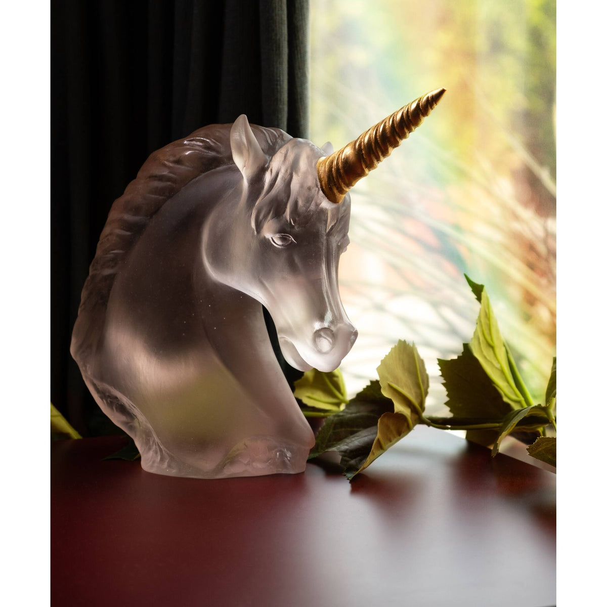 Daum Unicorn 125ex Sculpture, alternate view