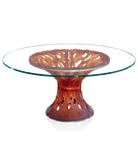 Daum Végétale 6 Piece Table Sculpture — Amber
