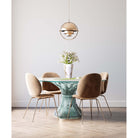 Daum Végétale 6 Piece Table Sculpture – Blue grey, lifestyle view