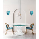 Daum Végétale 6 Piece Table Sculpture – White, lifestyle view