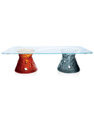 Daum Végétale Large Cofee Table — Amber and Blue grey