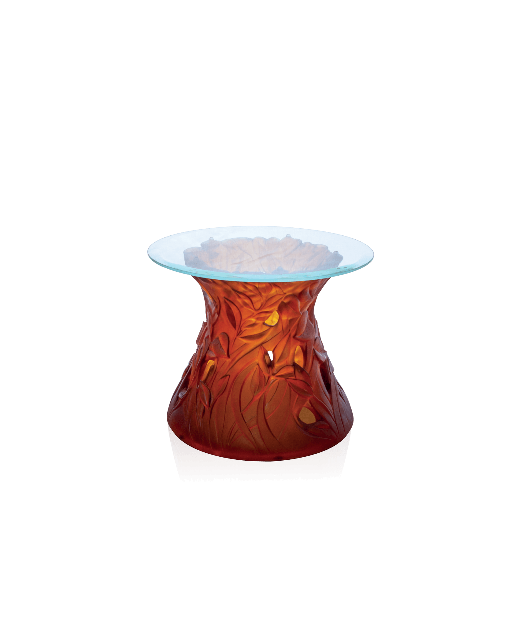 Daum Végétale Side Table — Amber