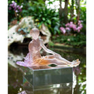 Daum Vent Léger Amber-pink By Luo Li Rong 75ex Sculpture, alternate view