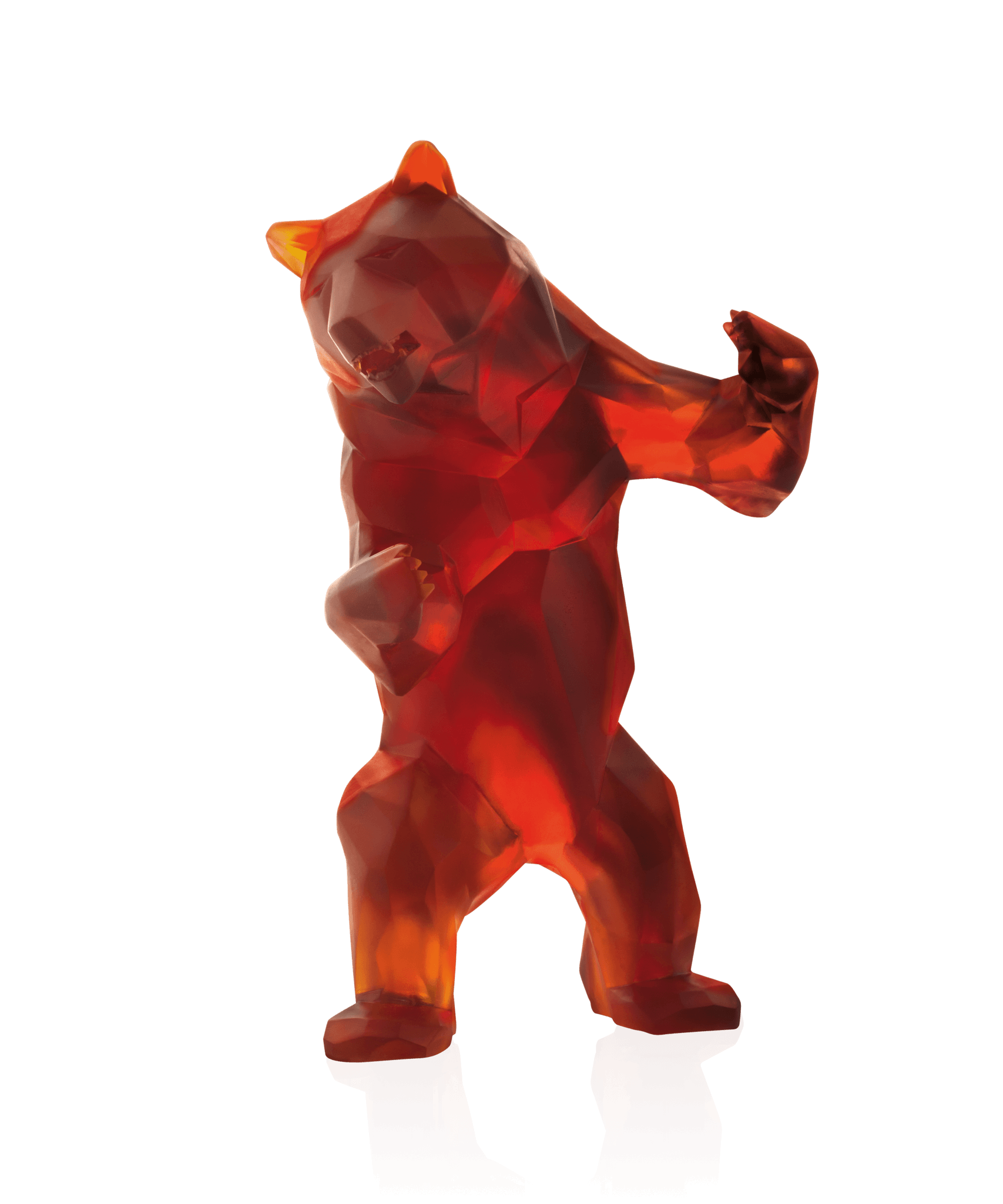 Daum Wild Bear Amber By Richard Orlinski 50ex Sculpture