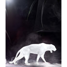 Daum Wild Panther By Richard Orlinski 99ex Sculpture – White, alternate view