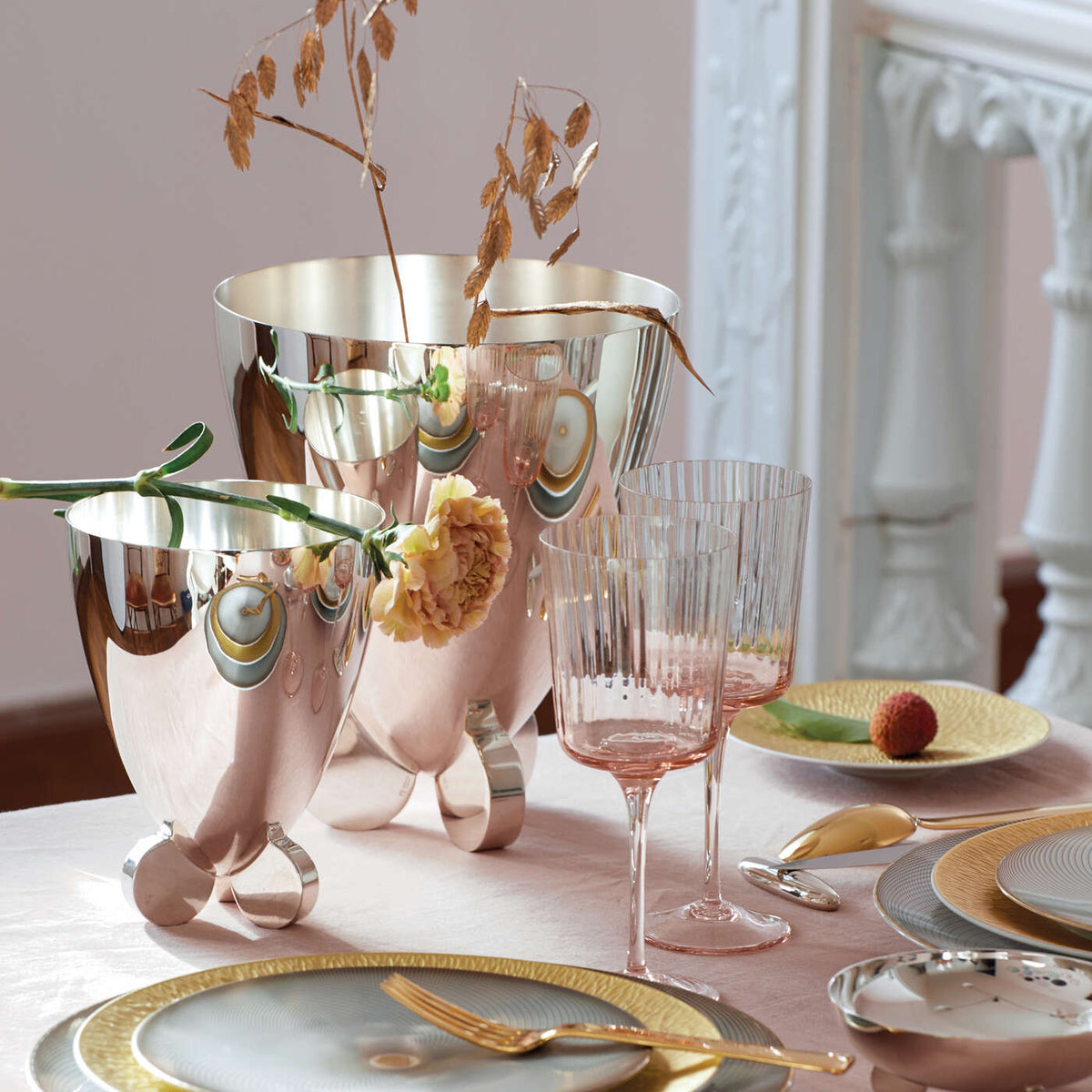 Ercuis Escapade Galet Champagne Cooler Glass, view 2
