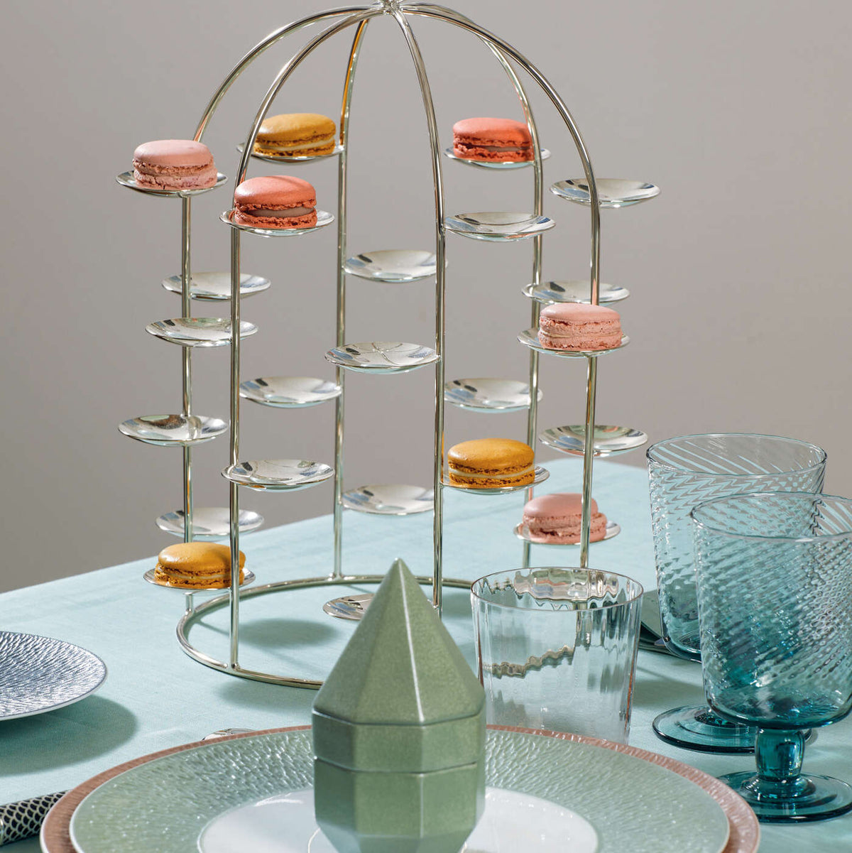 Ercuis Escapade Latitude Pastry Stand, 10 3/4 in, view 2