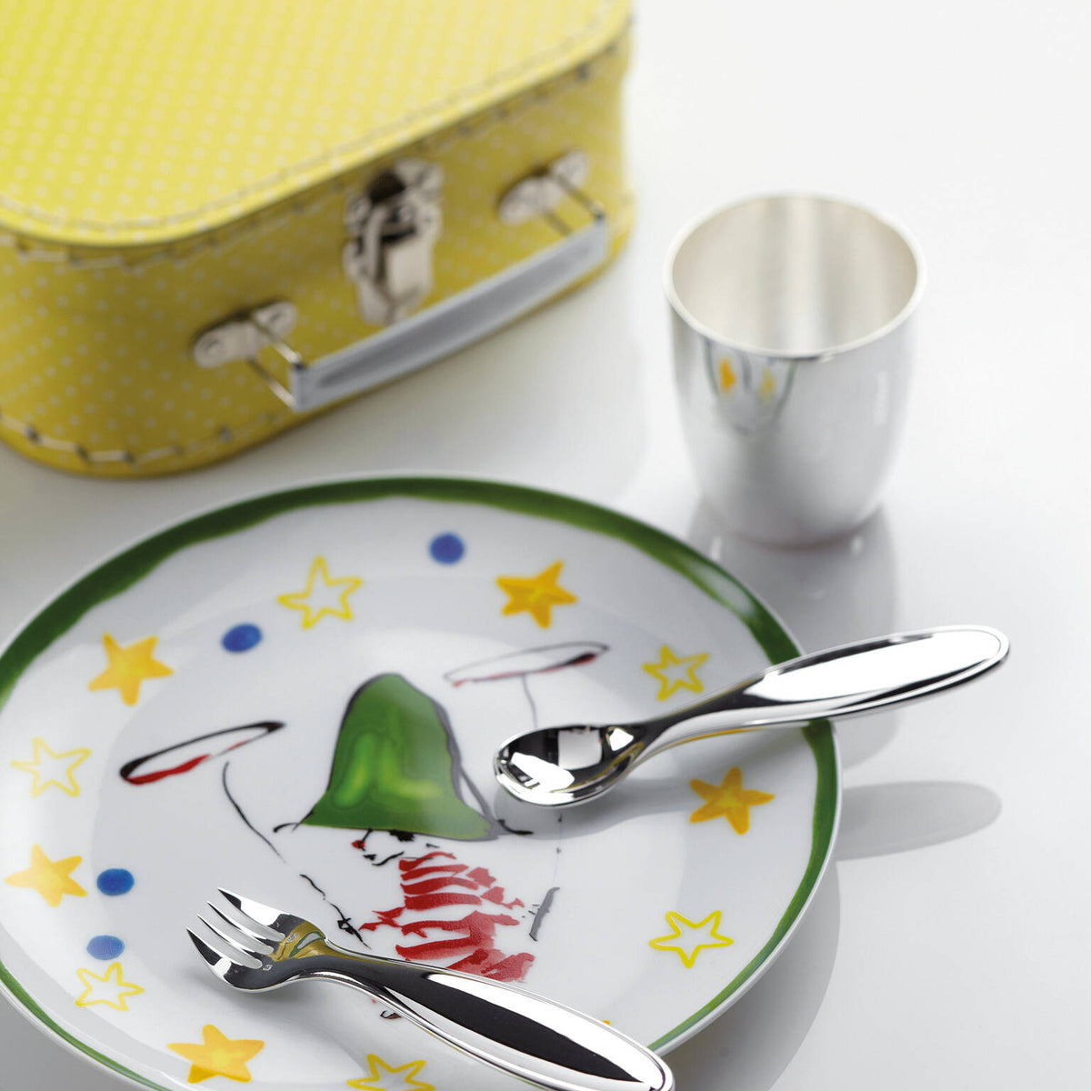 Ercuis Instants Précieux Mistral Kids Set, Fork and Spoon, view 2