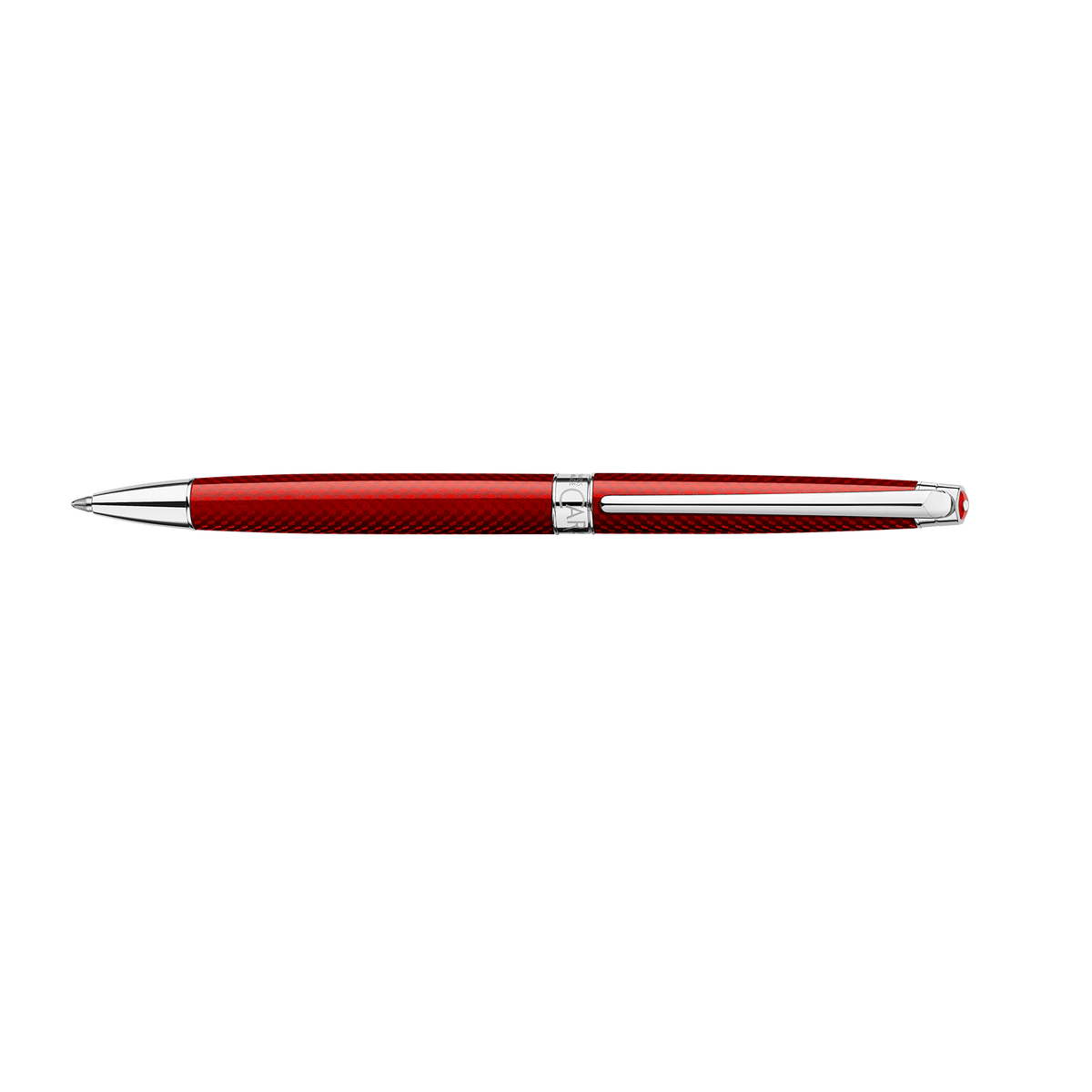Caran d'Ache Léman Slim Rouge Carmin Ballpoint Pen - view 2