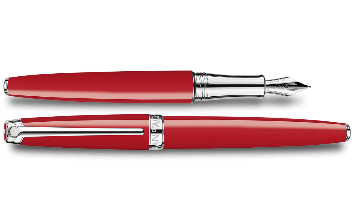 Caran d'Ache Léman Scarlet Red Fountain Pen - view 2