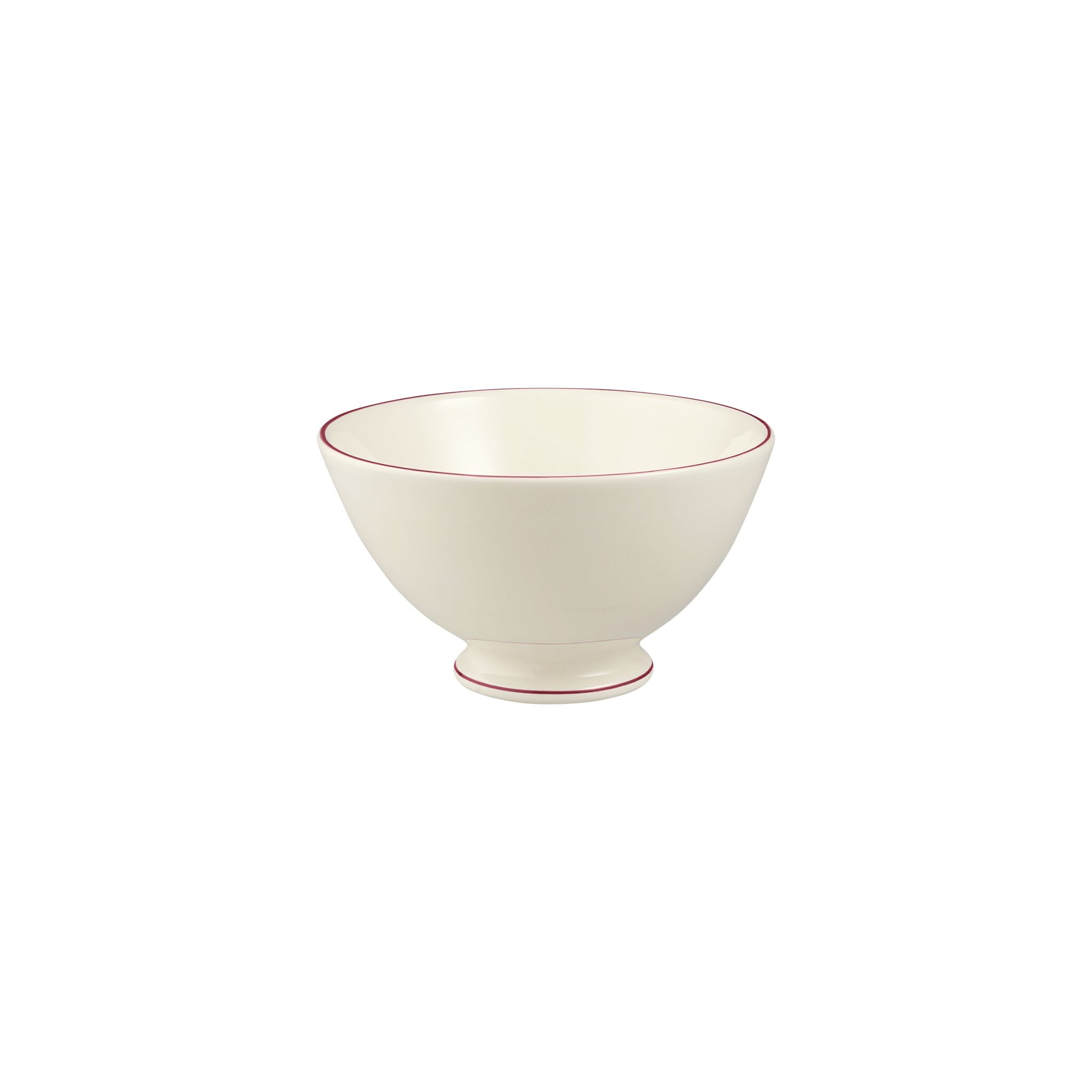 Gien Bowl Large - Filet Burgundy